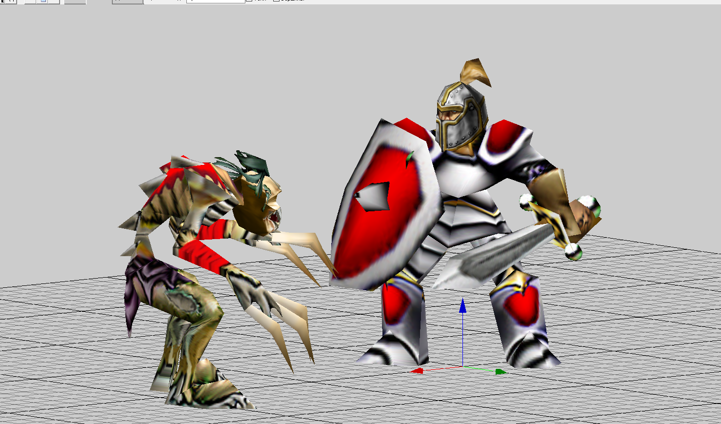 Footman vs ghoul - 1st frame