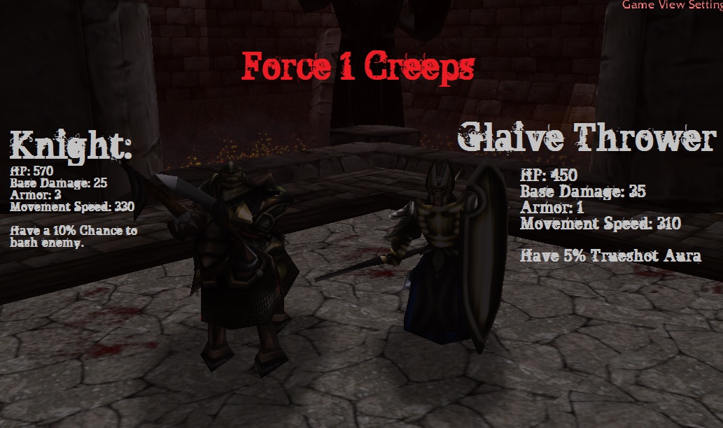 Force 1 Creeps
