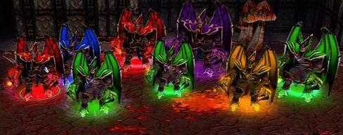 From left to right: Varimathras, Mephistroth, Mal'Ganis, Tichondrius, Dalvengyr, Balnazzar, Anetheron, and Detheroc