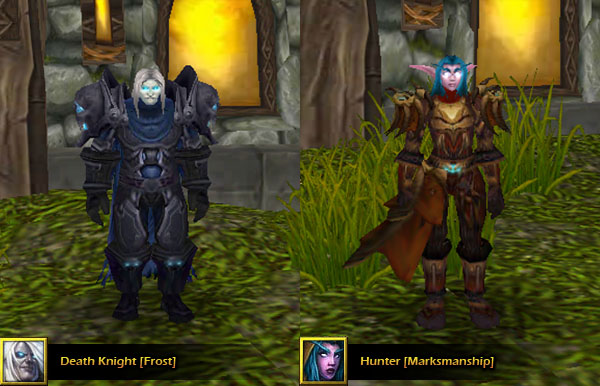 Frost Death Knight New Skin and New Class: Marksmanship Hunter