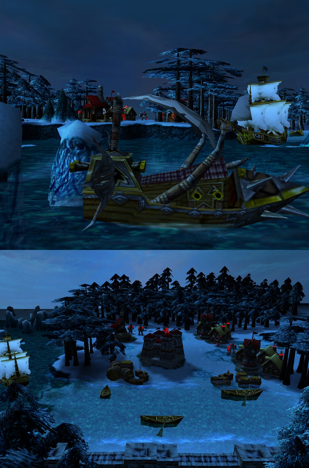 Gah... Humans

The Tuskarr Cheiftain took the sorceress out on his personnal boat to show her the task. By the looks of things, there is a small hum