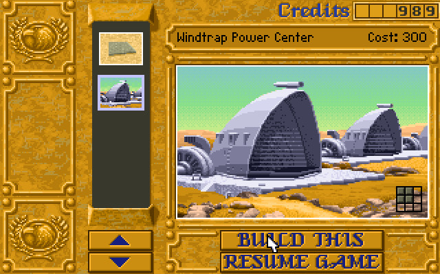 Gameplay of first mission as Atreides.