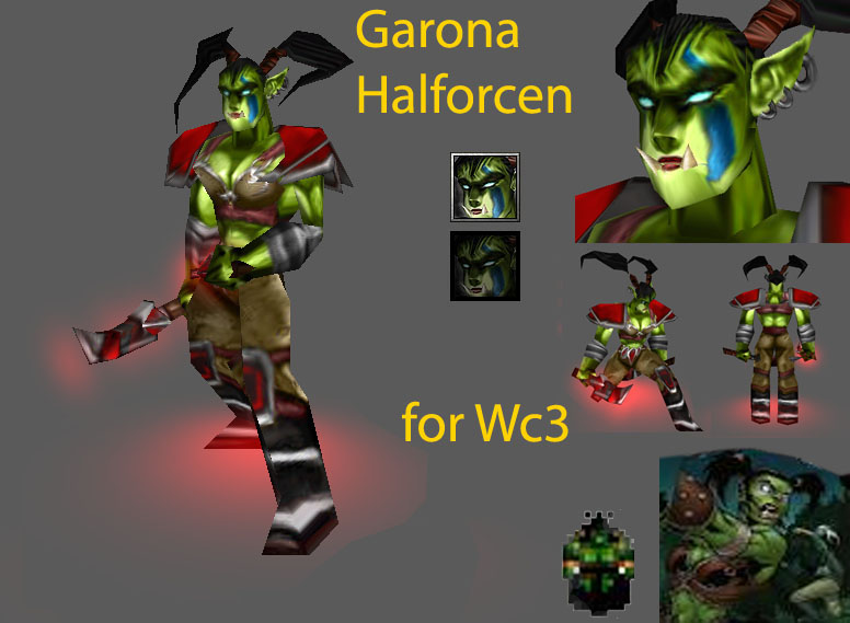 Garona Halforcen warcraft 3 wc1
