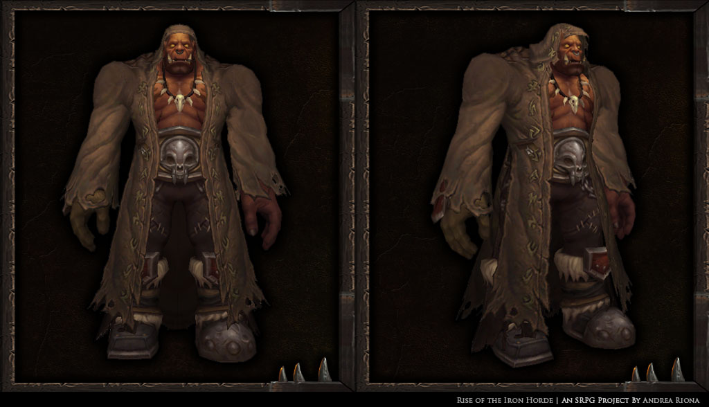 Garrosh Hellscream (Cloak Version - Experimental WIP #2)

Made based off from Warlord of Draenor comic series "Gul'dan and the Stranger".