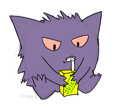 gengar + juice box
