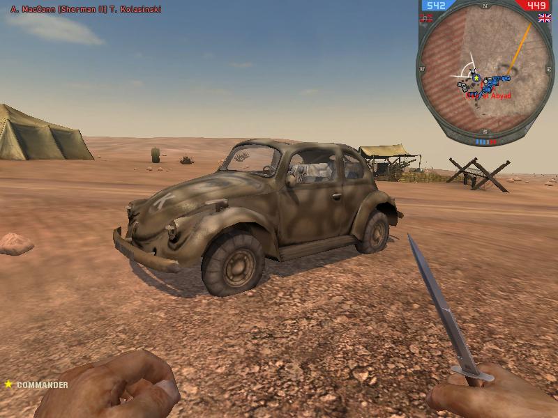 German Afrika Korps VW 82.

~Took from Forgotten Hope 2, a WW2 mod for Battlefield 2.