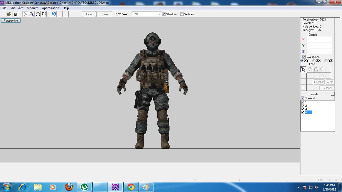 Ghost model