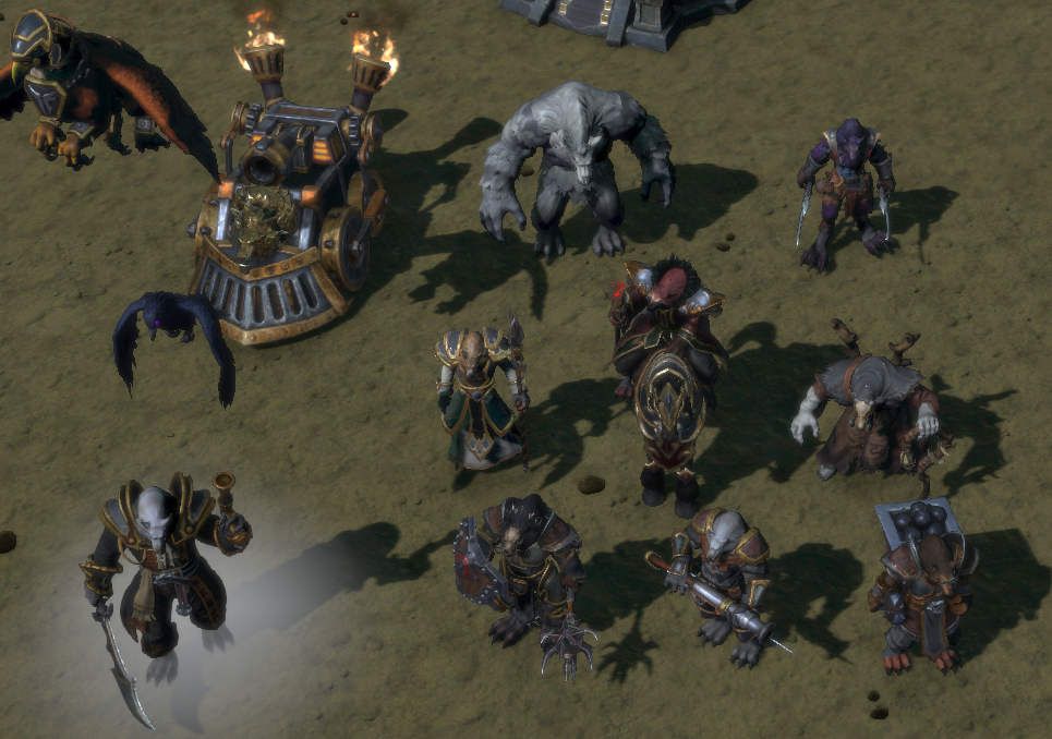 Gilneas Worgen Units Preview