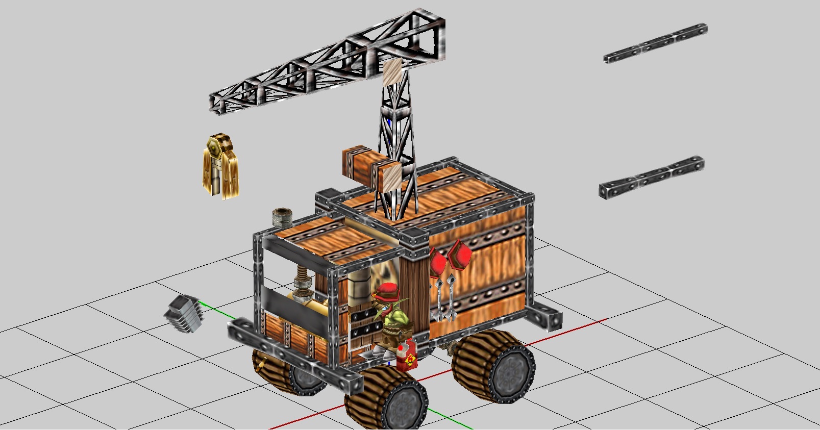 Goblin Civlian Van+Bomb Truck