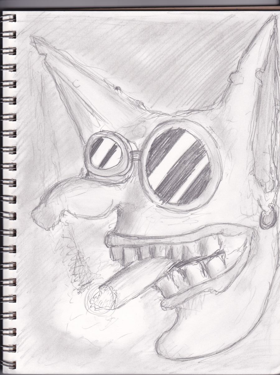 Goblin quick sketch.

Drew it in French class! Lul!

About 5 minutes worth of fun.