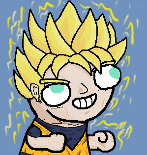 goku super saiyan fsjal, was just reliving my childhood by watching some episodes of DBZ