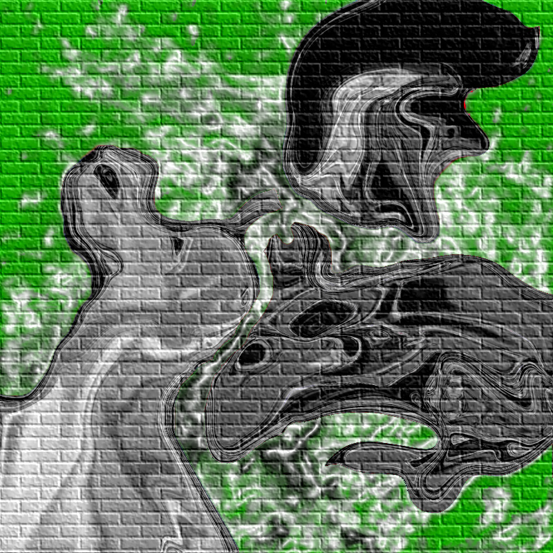 Greased Grafiti

An attempt to make a painting looking like a pic or similar of a wall with grafiti on it. An interresting fact is that this paintin