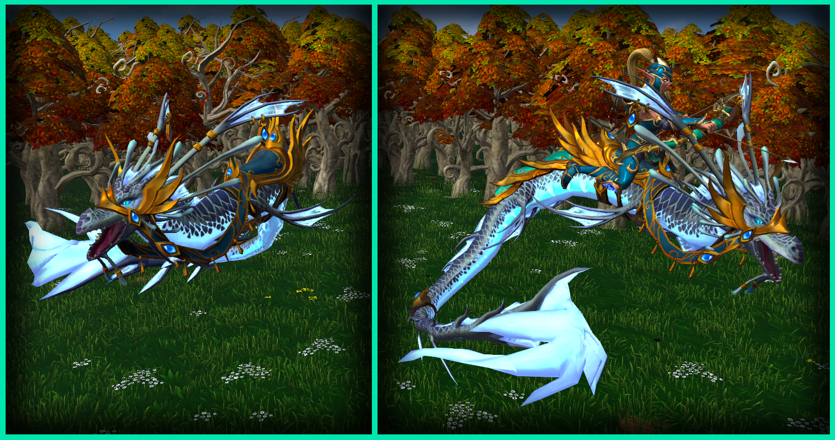 Great Mana Wyrm & Great Mana Wyrm Rider