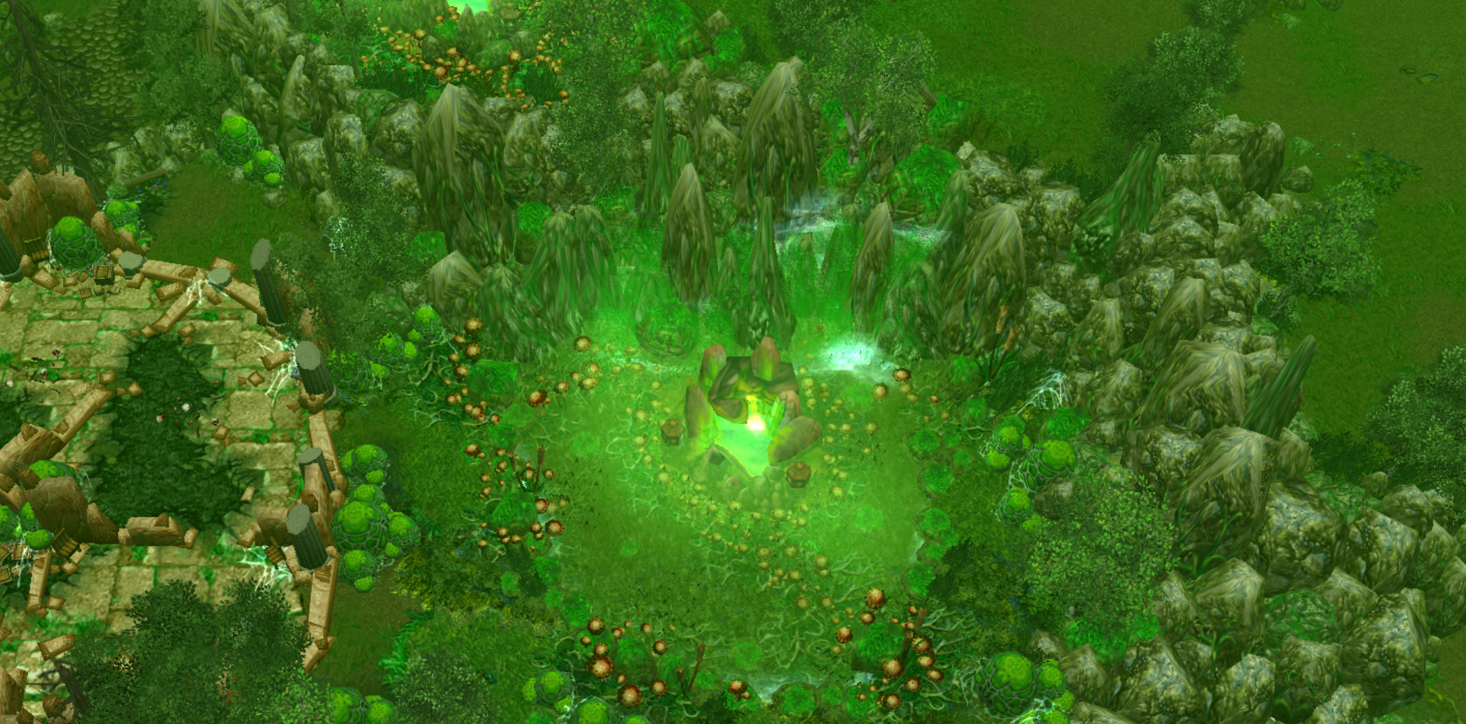 Green Corrupted Fountain