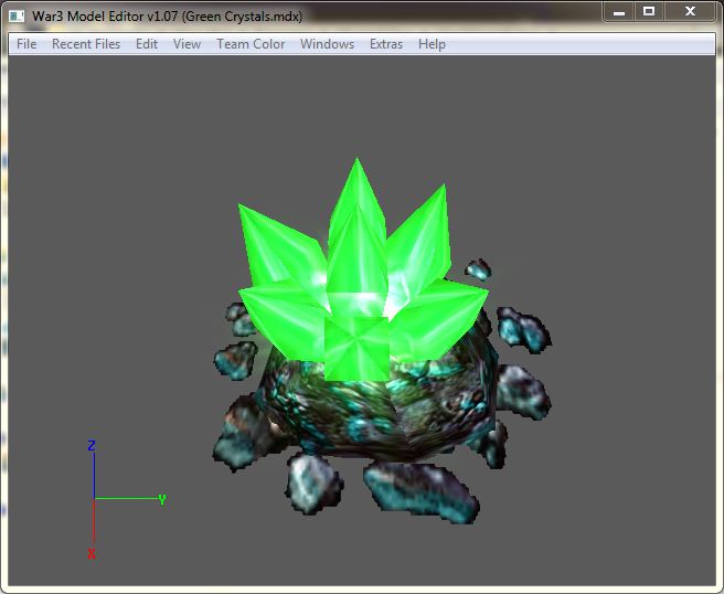 Green Crystals (request from GrandKaiser)
