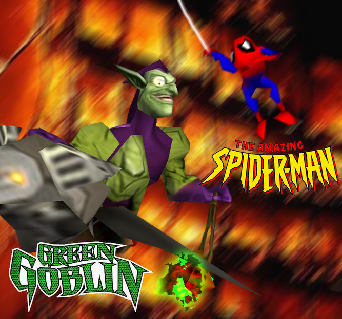 green goblin vs spider man