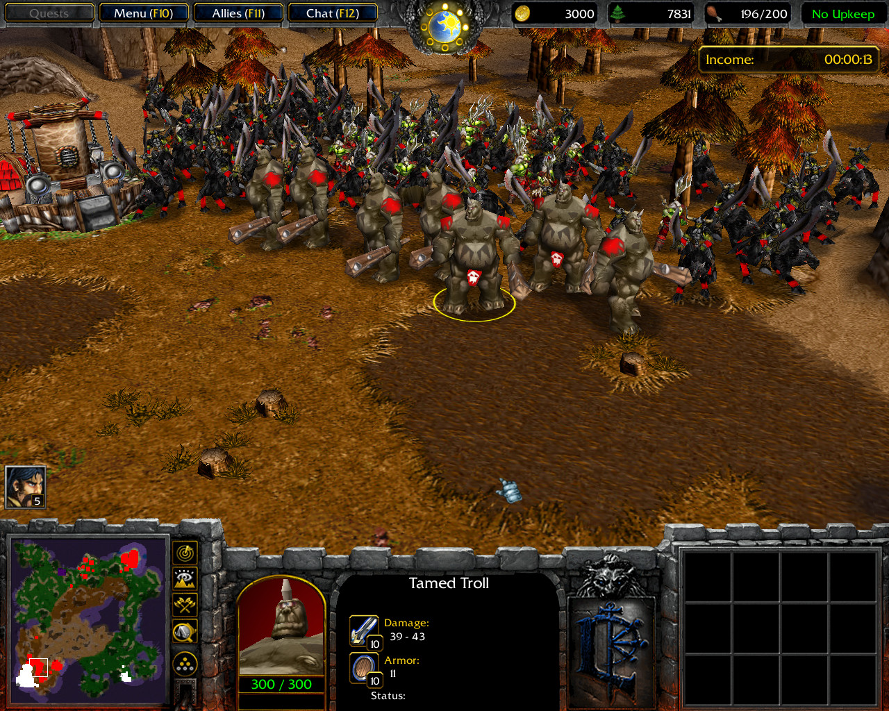 Greenskins on the battlefield.