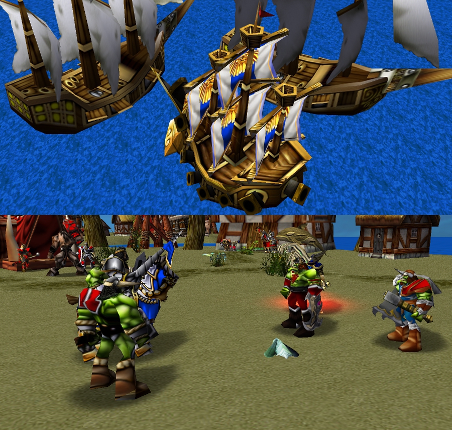 Greetings from the Daily Peon! This is Peon Derakos reporting from the Redscar Isles!

Early this morning, a large battleship was intercepted just o