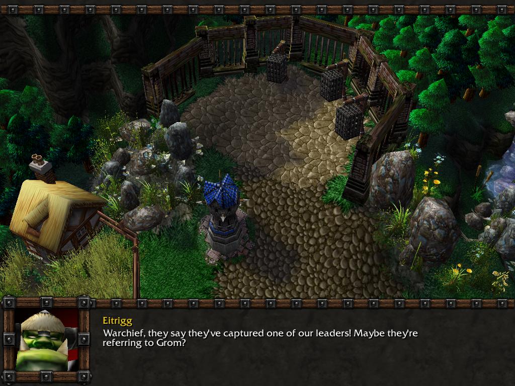 Grom Hellscream's internment camp imprisonment with the special appearance of Eitrigg who replaces Varok Saurfang as the portrayal of the Grunt Comman