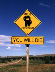 Grue crossing