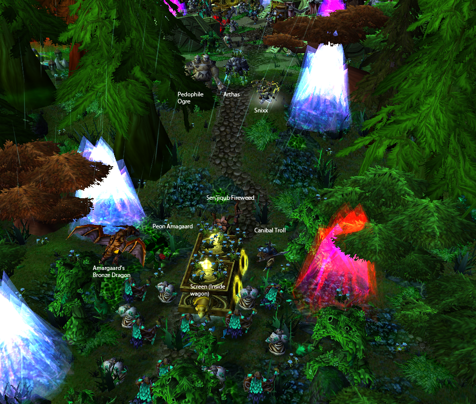 Hallo all Daily Peon Readers, this is Amargaard!

Today we arrived at Mac'aree, capital city of Hippies, emos, green Eredar, Shamans, Druids and a l