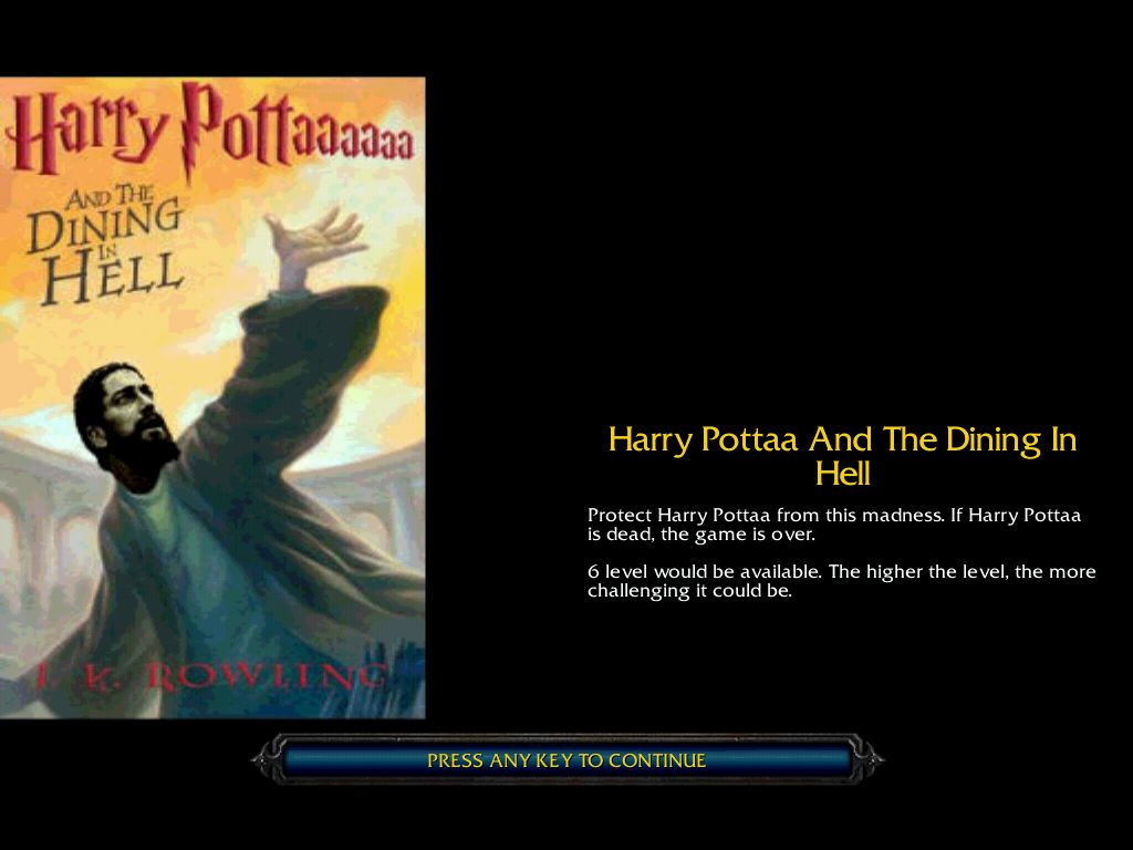 Harry Pottaa And The Dining In Hell : Screenshot 1