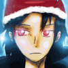 Hayate - Added Christmas hat