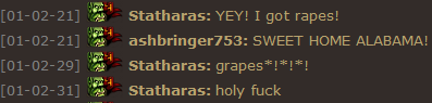 He got rapes.