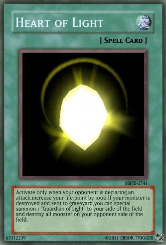 Heart of Light card