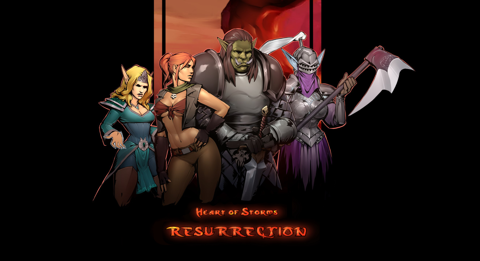 Heart of Storms Title Screen