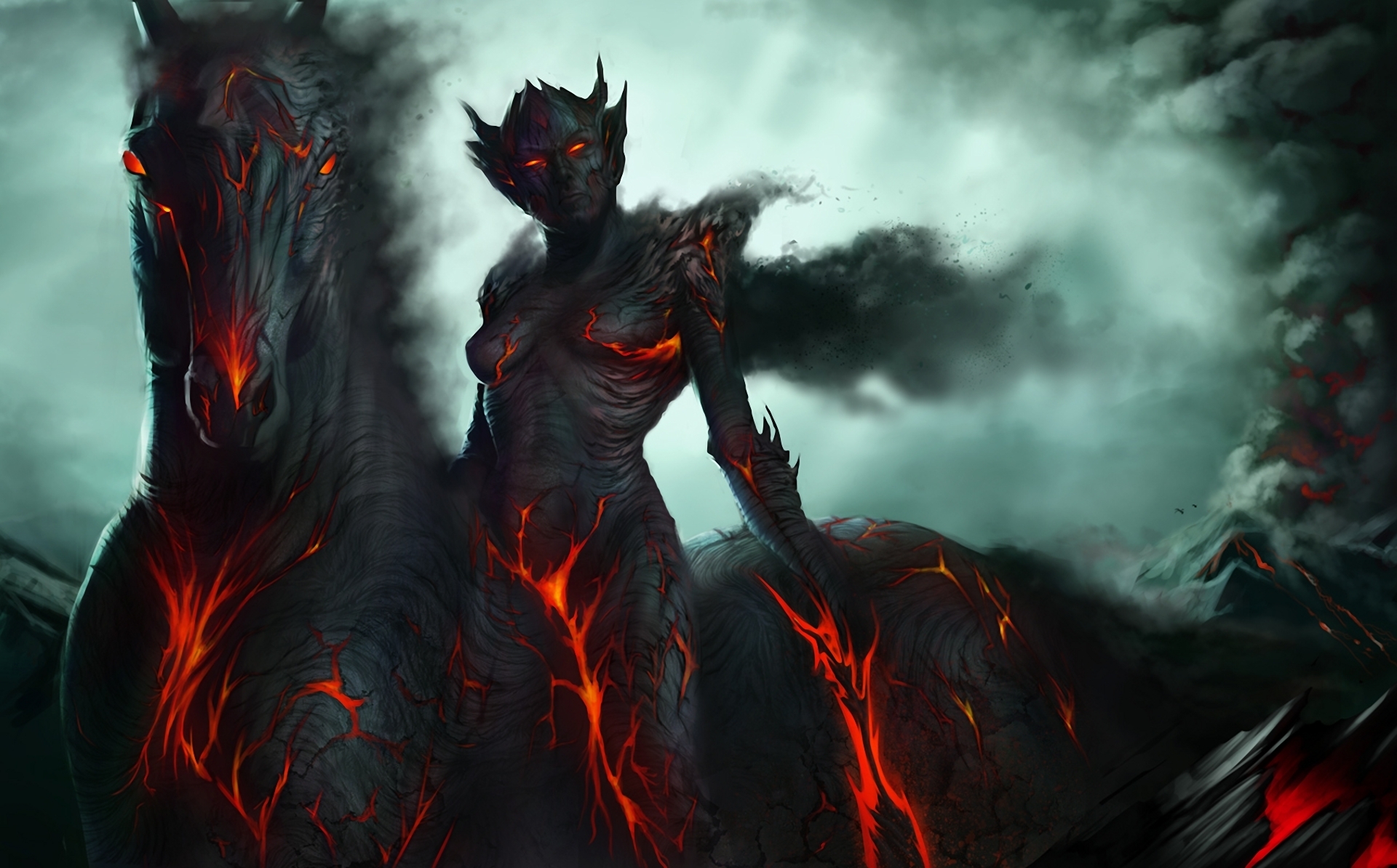 Hellborn Death knight Elite 
Abaddon's Fury Elite cavalry

Speed:High
Strength:Medium
Spell resistance:High
Melee resistance:Very Low

Immune