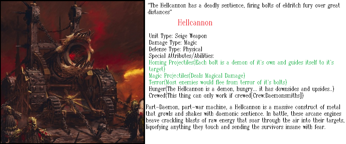 Hellcannon Info