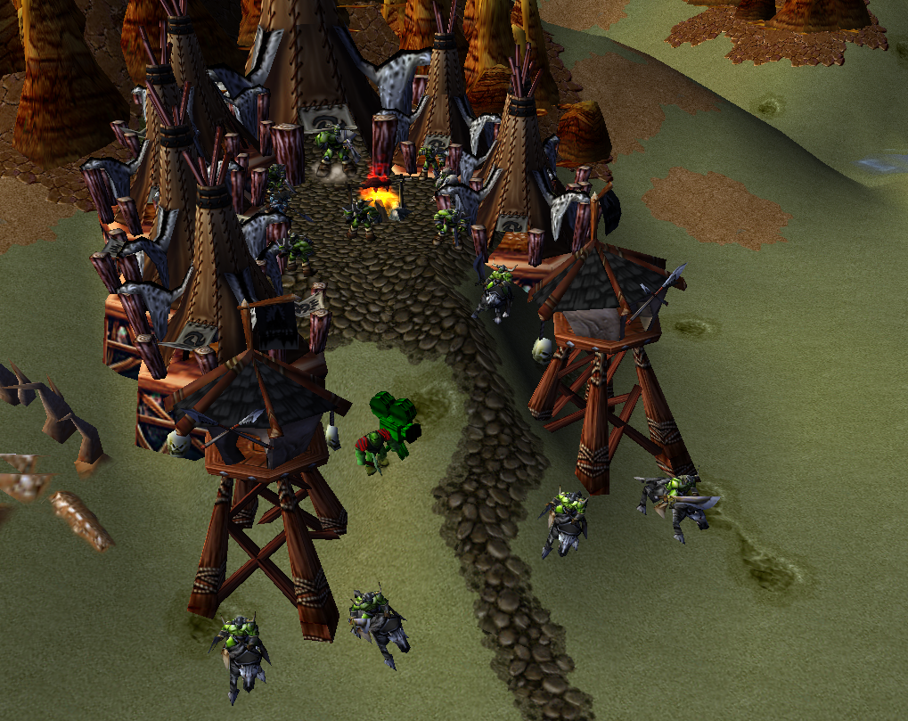 Hello, all fellow Peons! Peon Reporter Amargaard's here writing his first article...

Today me and my group of Horde refugees from Orgrimmar*, (*Tha