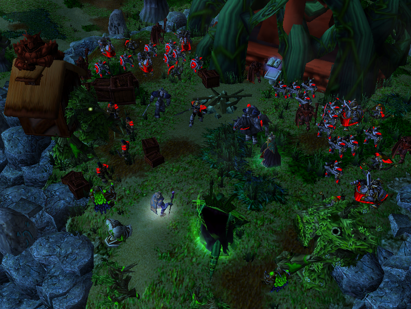 Hello all readers out there! This is Peon NoName reporting from Areeor Grasslands in Argus. After entangling, what later appeared to be a statue of St