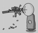 Henchmen w machine sniper rifle