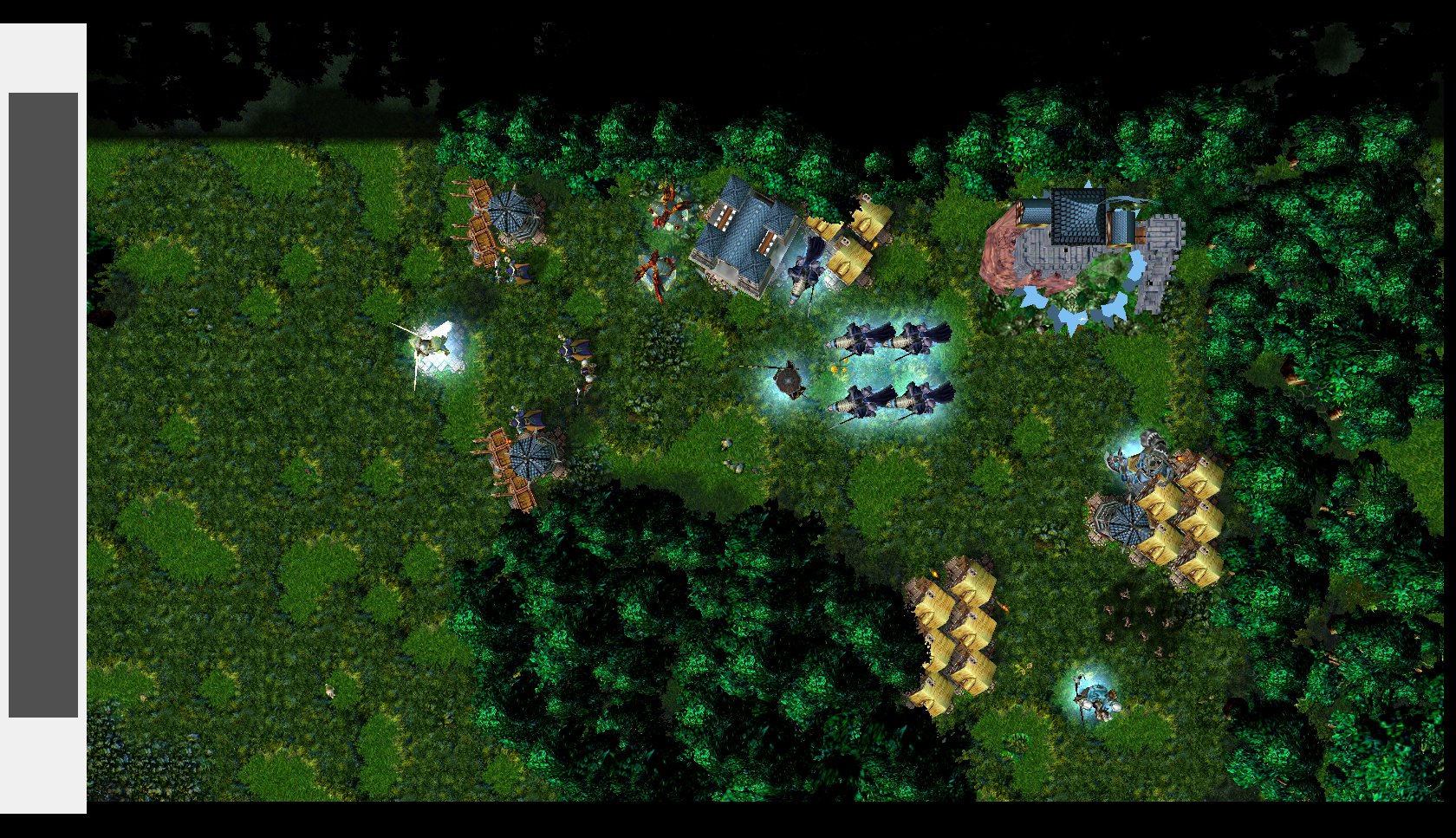 Here are the Humans base that is protecting Dael'Barun & the World Tree.