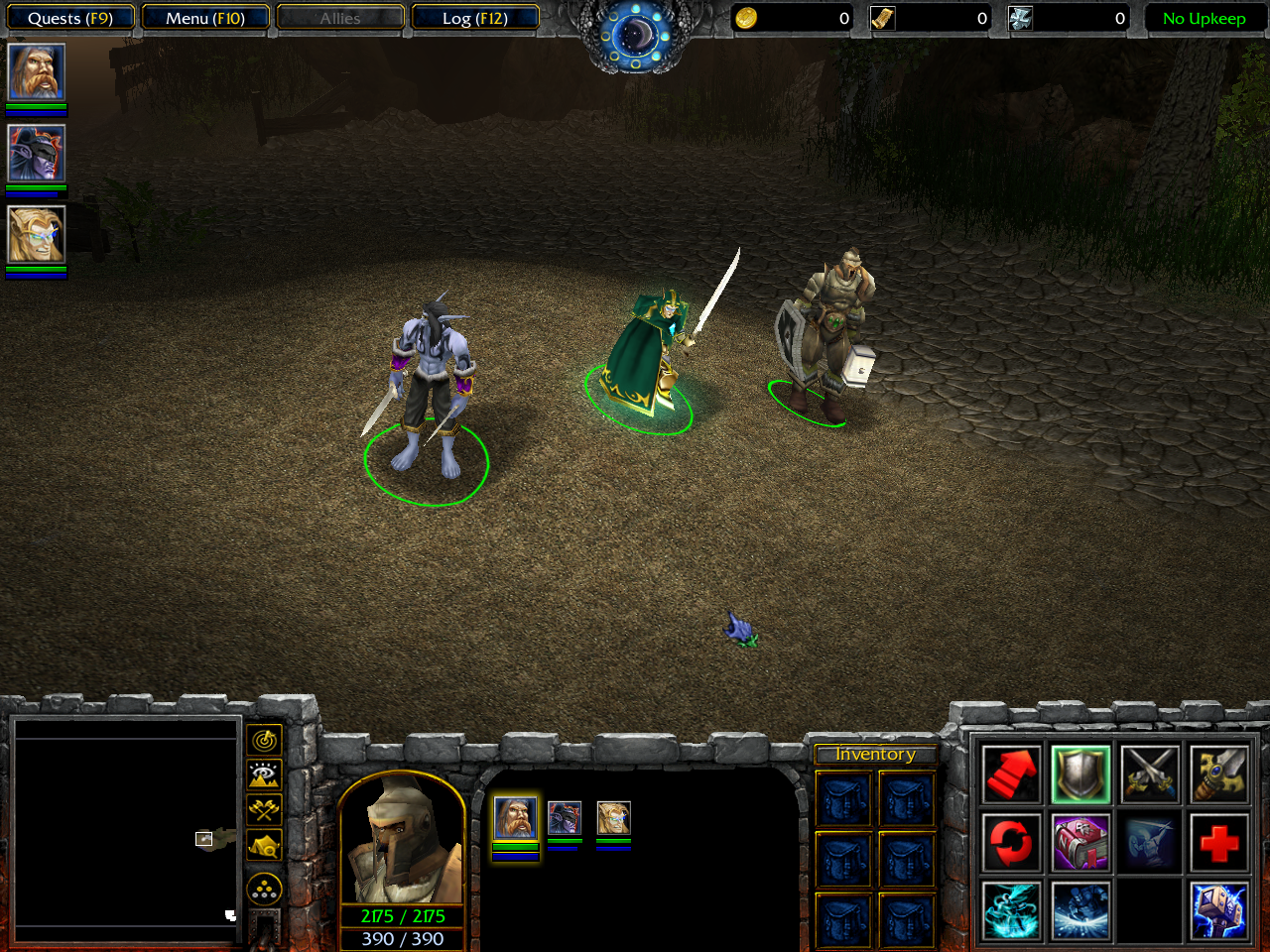 Here is a screenshot of my new hero models. From left to right it is Lithion, Hundalor, and Glainor. I haven't found a new model for Hundalor yet, and