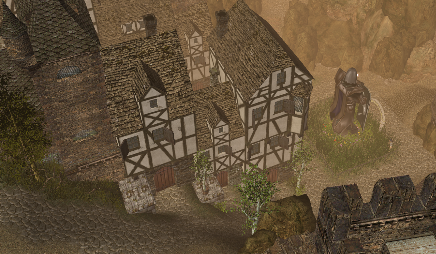 Here is a screenshot of one of the housing districts in Stonehaven