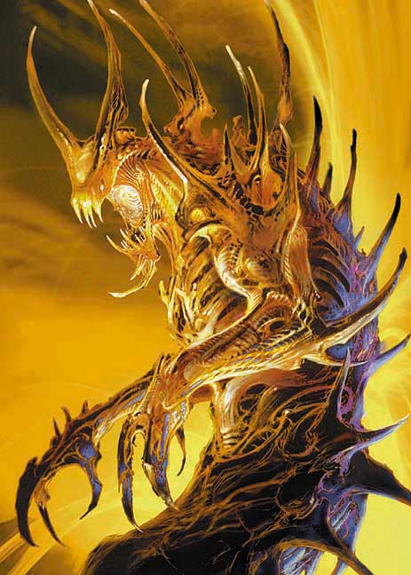 Here is another Void Demon. It's just as large as the Void Worm and will defend its volcanic territory. Its body is armoured with tough scale plating