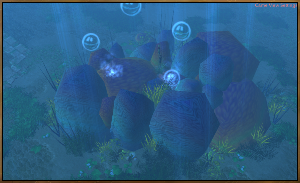 Here we can see the coral reefs that will be demonstrating the cliffs in the map. You can also see hopefully nice terrain, the background (the ground)