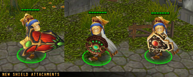 Heroes Return - New Shield Attachments