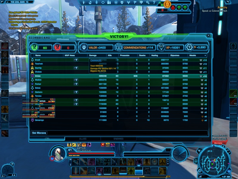 High Damage, one of the highest