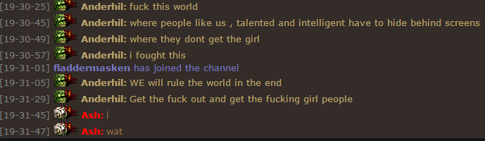 Hivechat is strange.