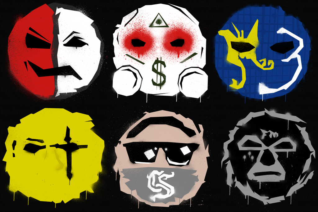 Hollywood Undead Masks
