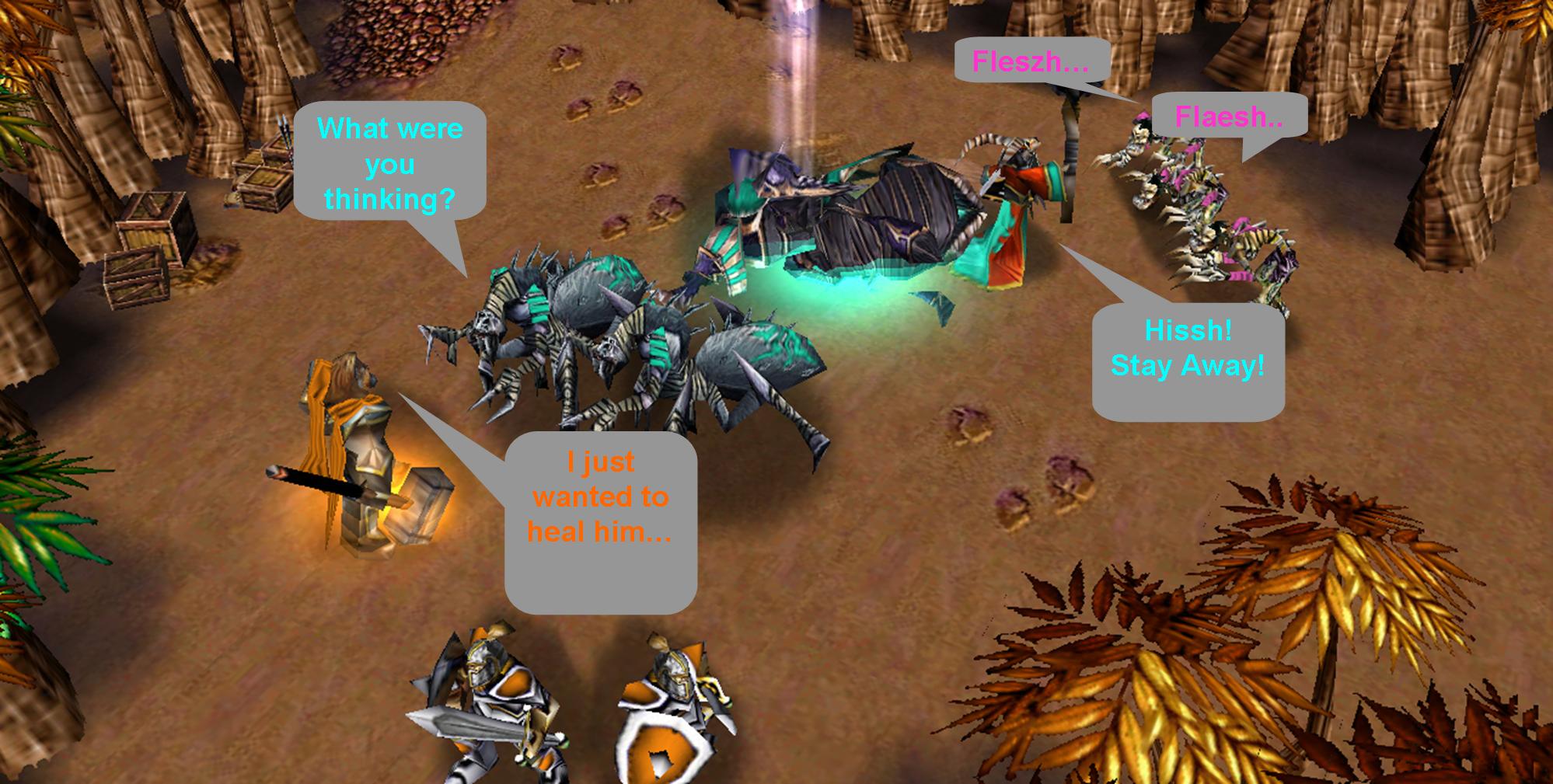 Holy light cannot be used on Undeads...