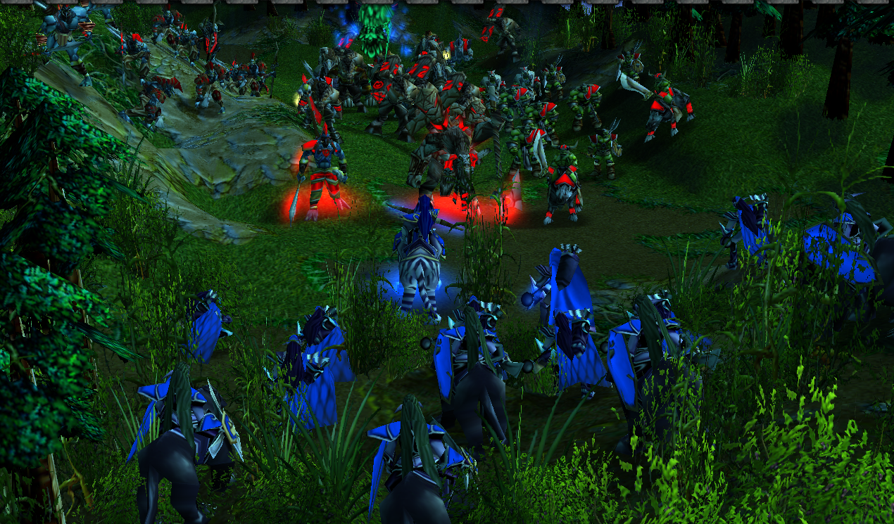 "Horde has arrived"

Under leadership of Cairne Bloodhoof Taurens and refuges from Ogrimar have arrived at Ashenvale where they were welcomed by Nig