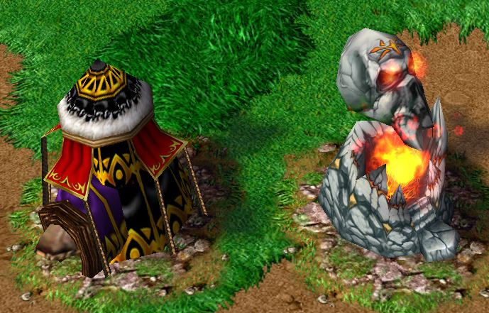 Horde Support Caster Buildings