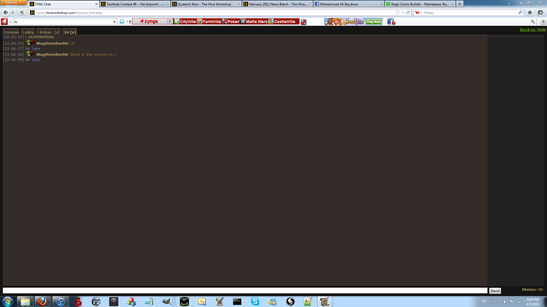 How did I get in there? D: