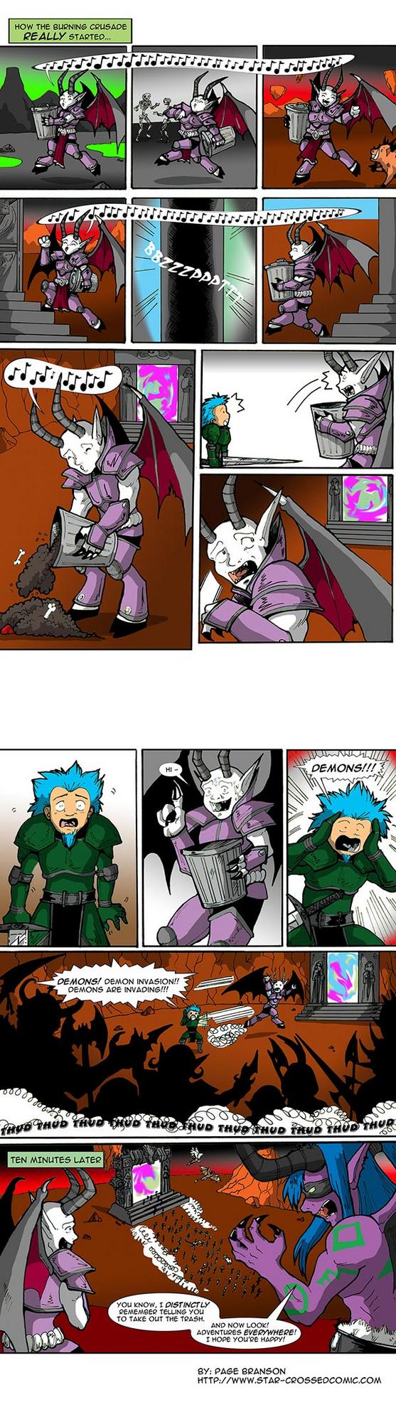 How the burning crusade really started