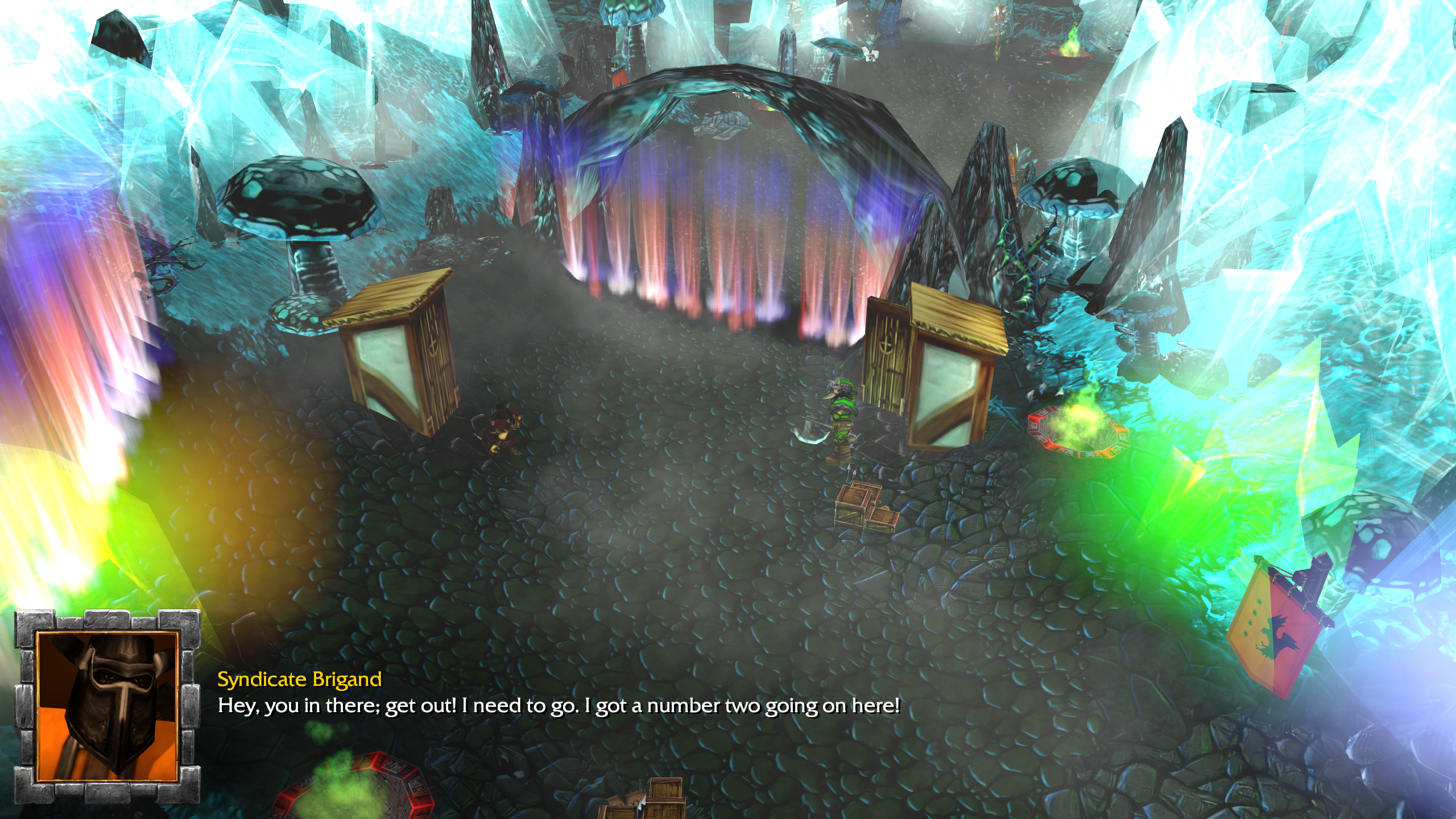 Humour Within the Crystal Caverns